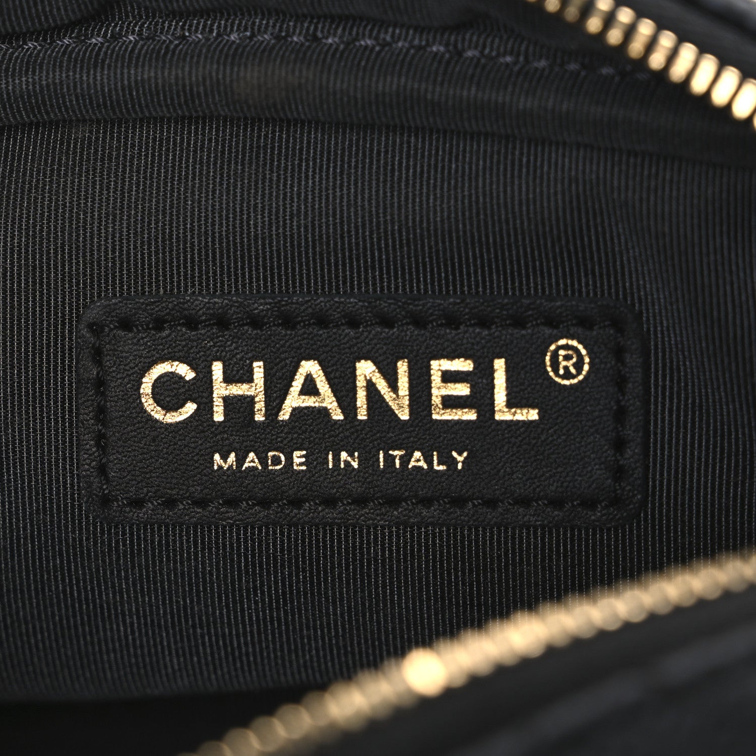 Chanel Iridescent Caviar Quilted Mini Coco Tassel Camera Case Black Black 6 of 12