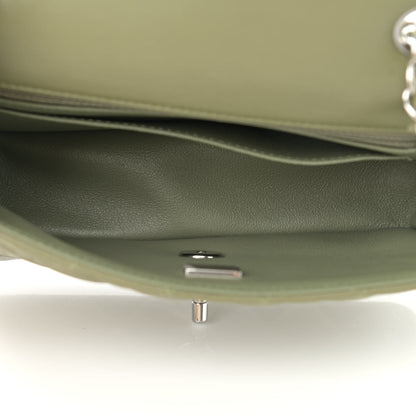 Chanel Lambskin Quilted Mini Rectangular Flap Green 4 of 10