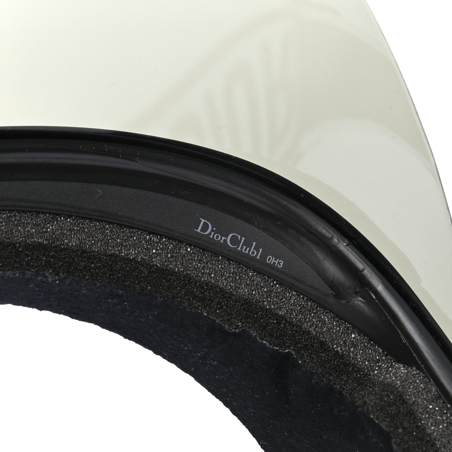 Mirrored DiorClub1 Sun Visor Black