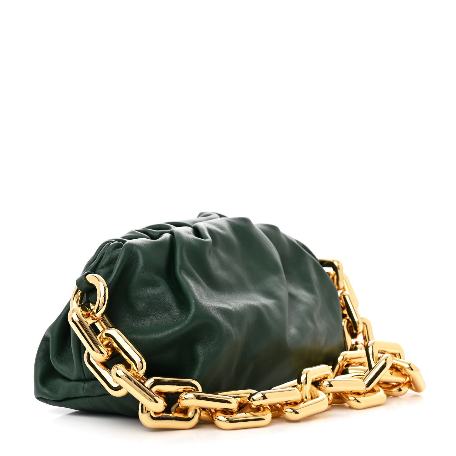 Bottega Veneta Calfskin The Pouch Chain Raintree 3 of 10