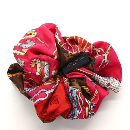 Louis Vuitton Silk Monogram Be Mindful Trop Chou Scrunchie 2 of 6