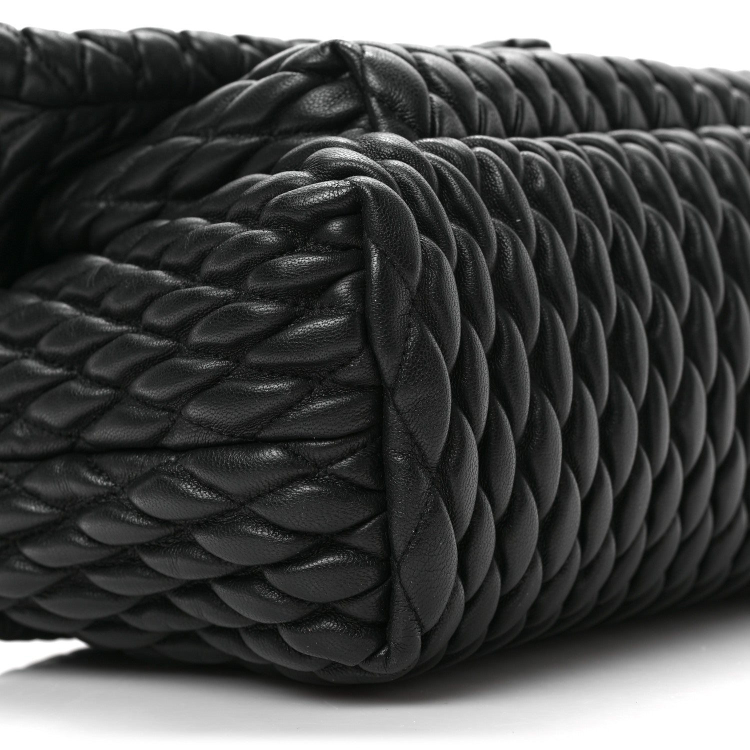 Proenza Schouler Lambskin Quilted PS Harris Small Shoulder Bag Black 9 of 10