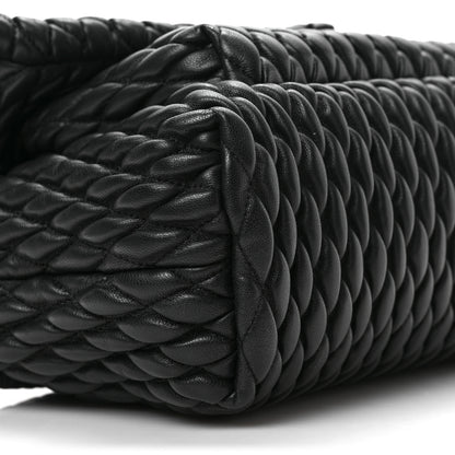 Proenza Schouler Lambskin Quilted PS Harris Small Shoulder Bag Black 9 of 10