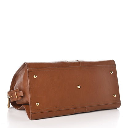 Saint Laurent Sheepskin Medium Cabas Chyc Whiskey 4 of 10