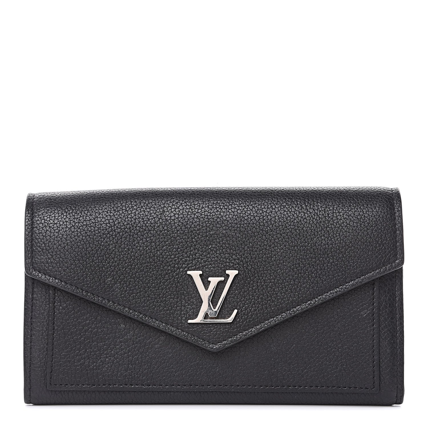 Louis Vuitton Soft Calfskin My Lockme Wallet Black 1 of 11