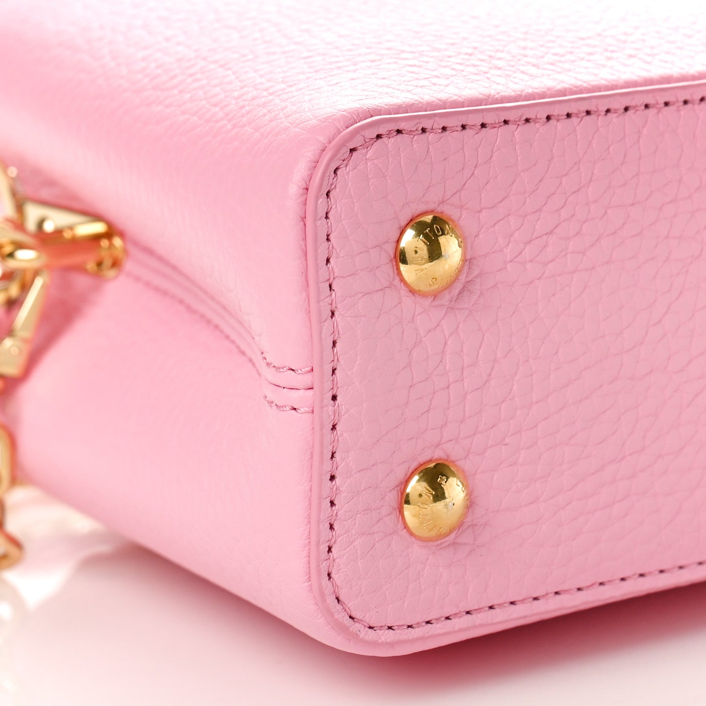 Taurillon Flower Chain Capucines Mini Candy Pink