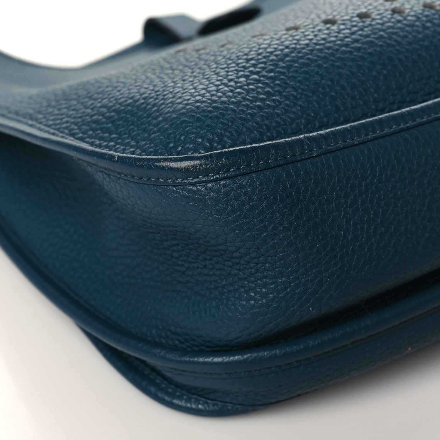Hermes Taurillon Clemence Amazone Evelyne III GM Colvert Turquoise 8 of 10