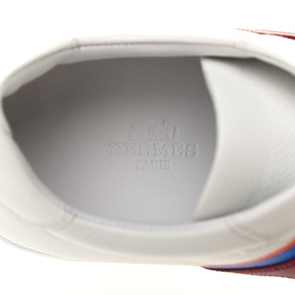 Hermes Epsom Womens Boomerang Sneakers 38.5 Multicolore Rose Pale 6 of 8