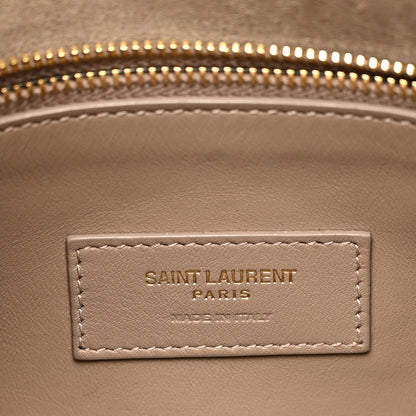 Saint Laurent Smooth Calfskin Small Le 5 A 7 Soft Hobo Dusty Grey 6 of 12