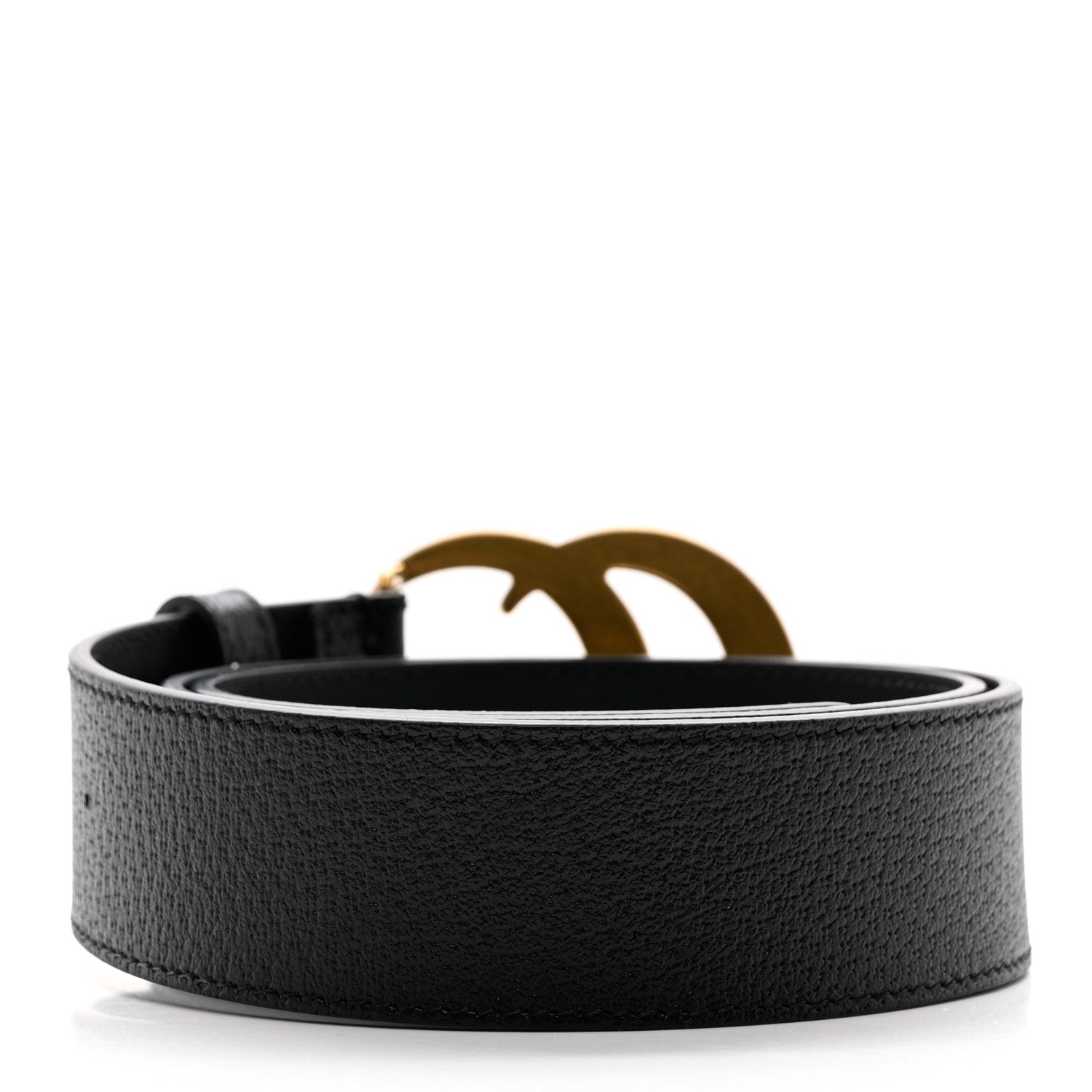 Gucci Textured Calfskin Double G 40mm Belt 85 34 Black 2 of 5