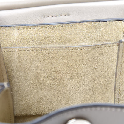 Chloe Suede Calfskin Mini Faye Bracelet Bag Motty Grey 6 of 9