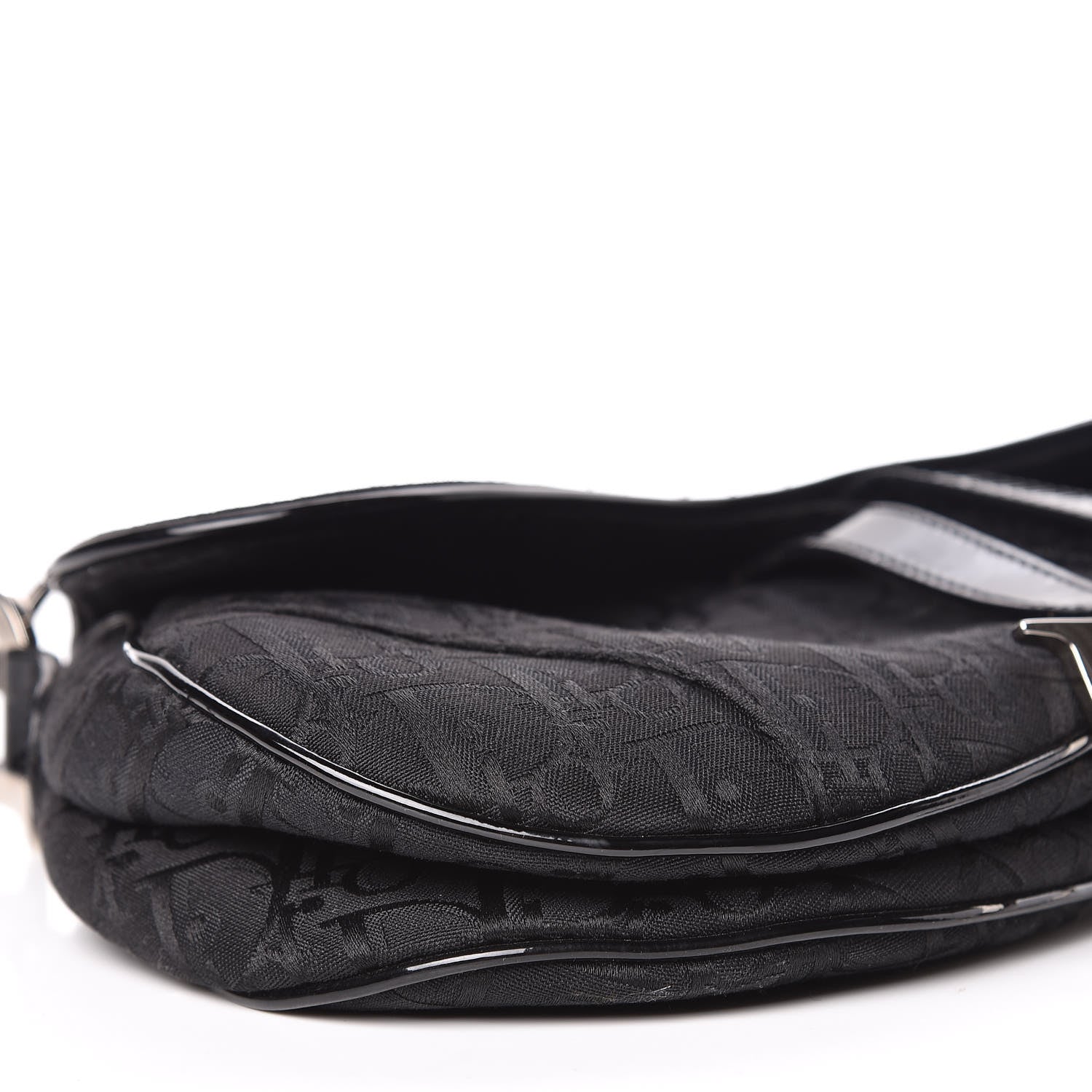 Christian Dior Monogram Saddle Bag Black 5 of 18