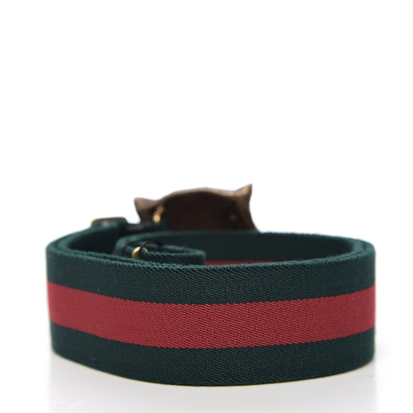 Web Feline Buckle Belt 85 34 Green Red