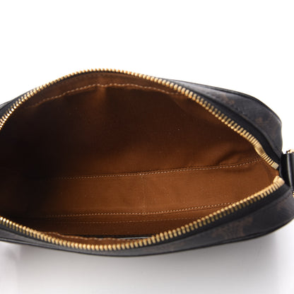 Celine Triomphe Canvas Medium Messenger Bag Black 5 of 9