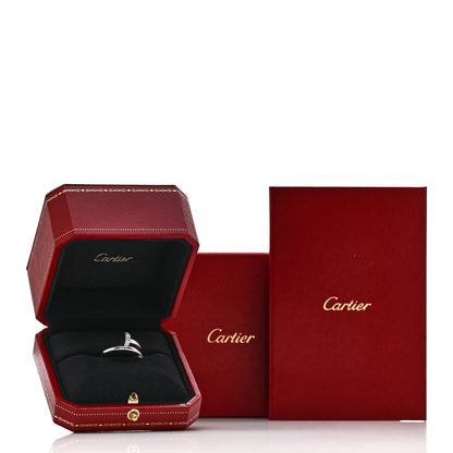 Cartier 18K White Gold Diamond Juste Un Clou Ring 51 5.75 5 of 5