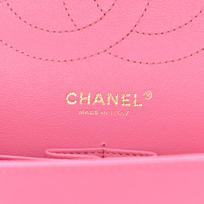 Chanel Caviar Quilted Jumbo Double Flap Pink 5 of 9