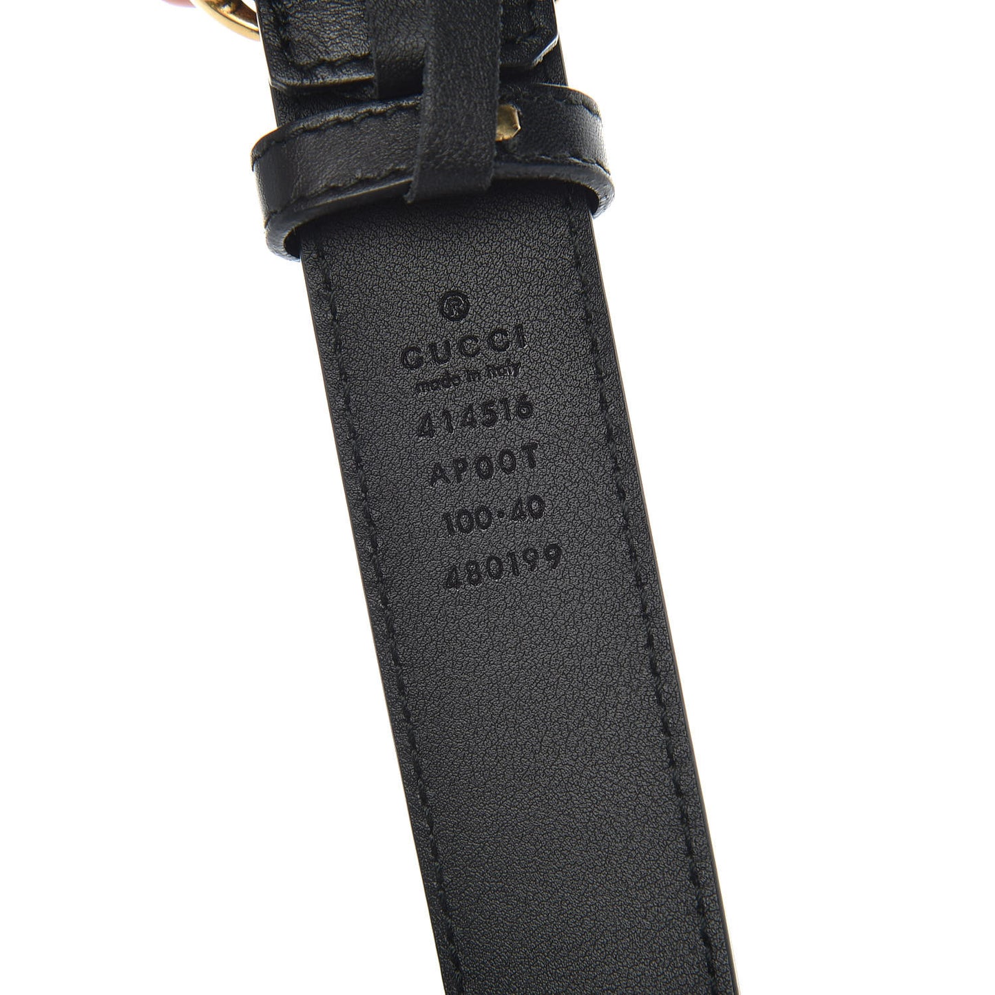 Calfskin Double G 30mm Belt 100 40 Black