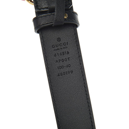 Gucci Calfskin Double G 30mm Belt 100 40 Black 4 of 8
