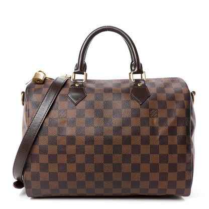 Louis Vuitton LOUIS VUITTON Damier Ebene Speedy Bandouliere 30 1 of 17