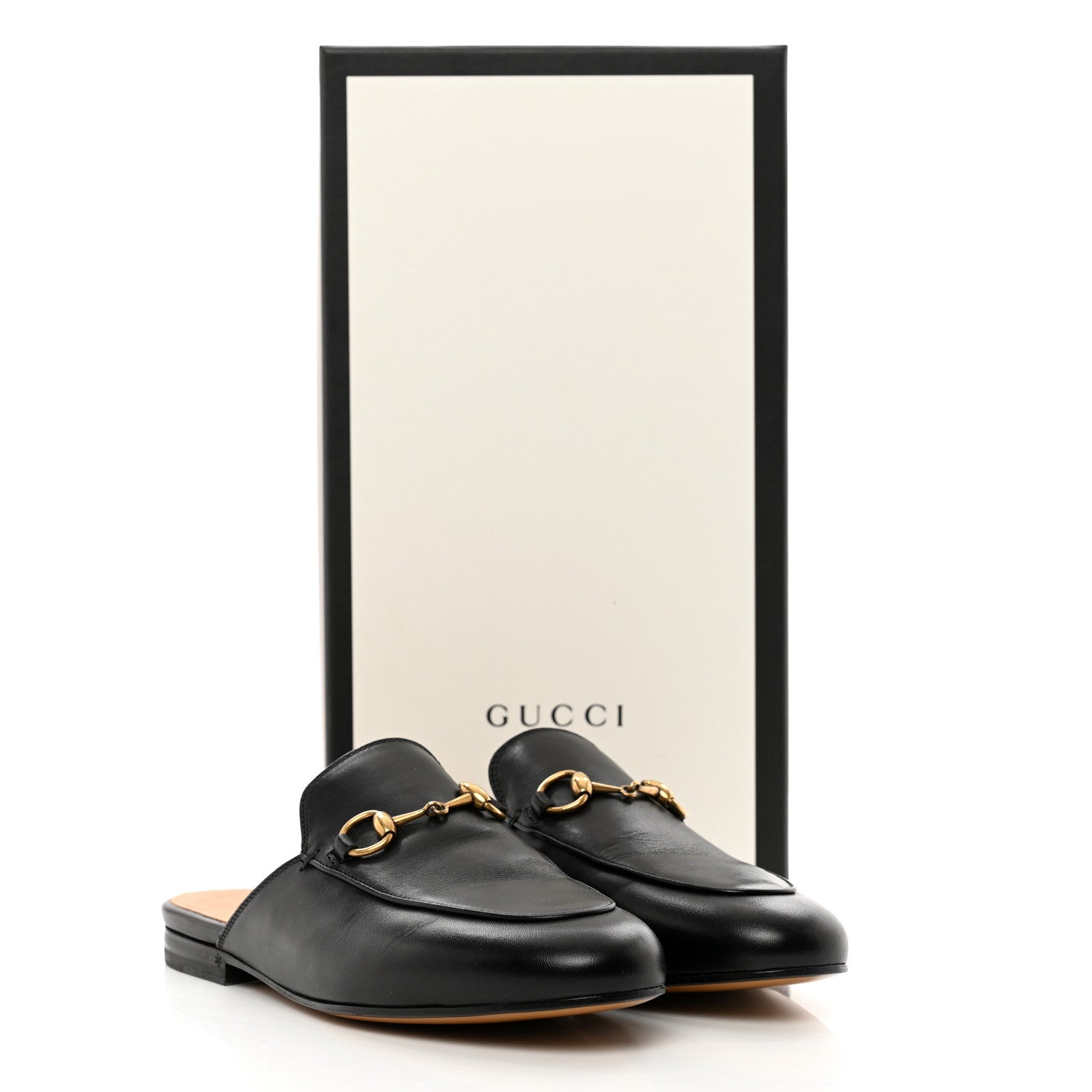 Gucci Calfskin Womens Princetown Slippers 35 Black 9 of 9