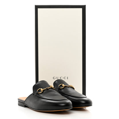 Gucci Calfskin Womens Princetown Slippers 35 Black 9 of 9