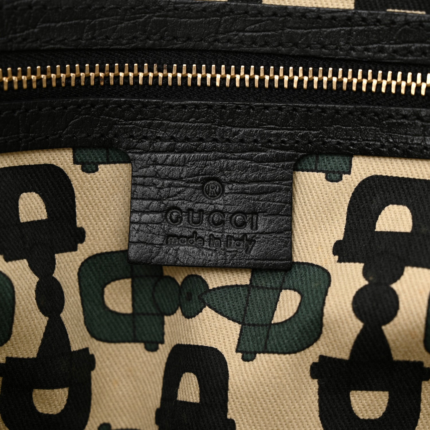 Gucci Monogram Medium Jolicoeur Tote Black 6 of 14