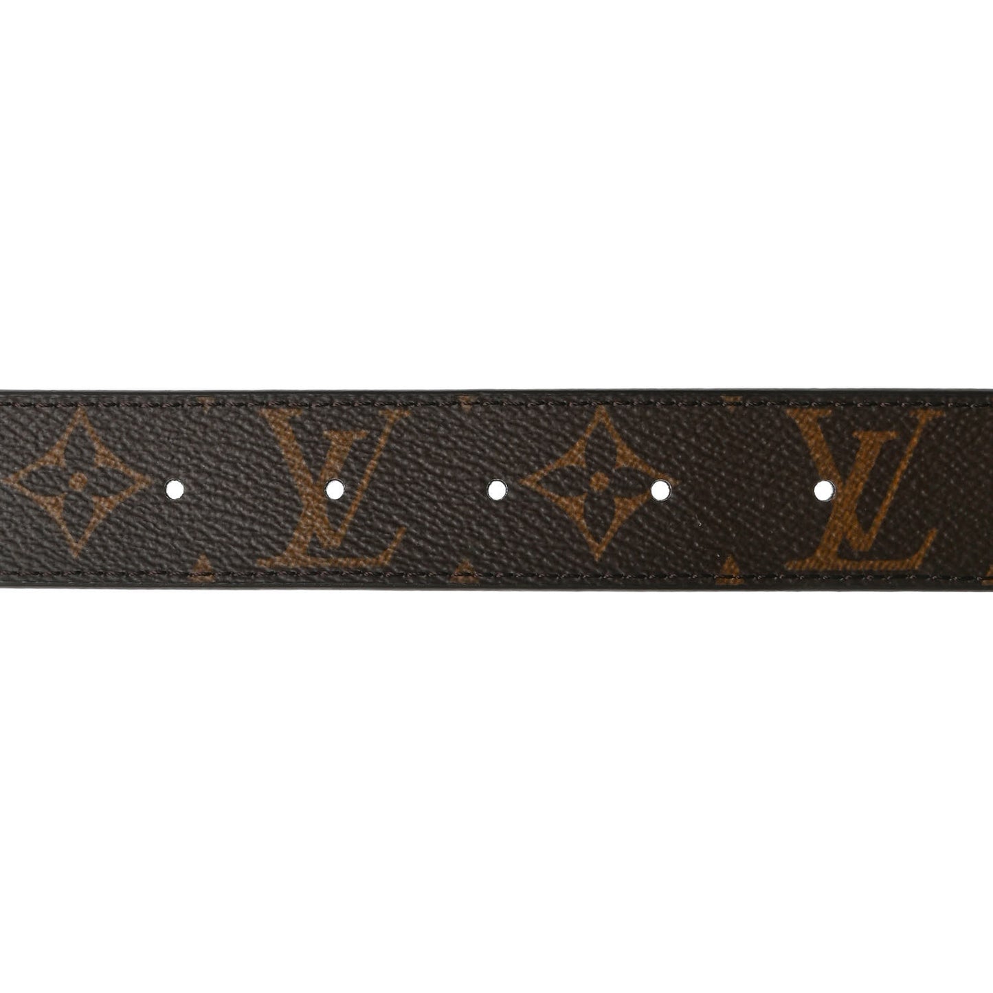 Calfskin Monogram 30mm LV Initiales Reversible Belt 95 38 Coquelicot