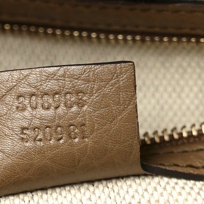 Gucci Snakeskin Small Soho Bowler Brown 7 of 10
