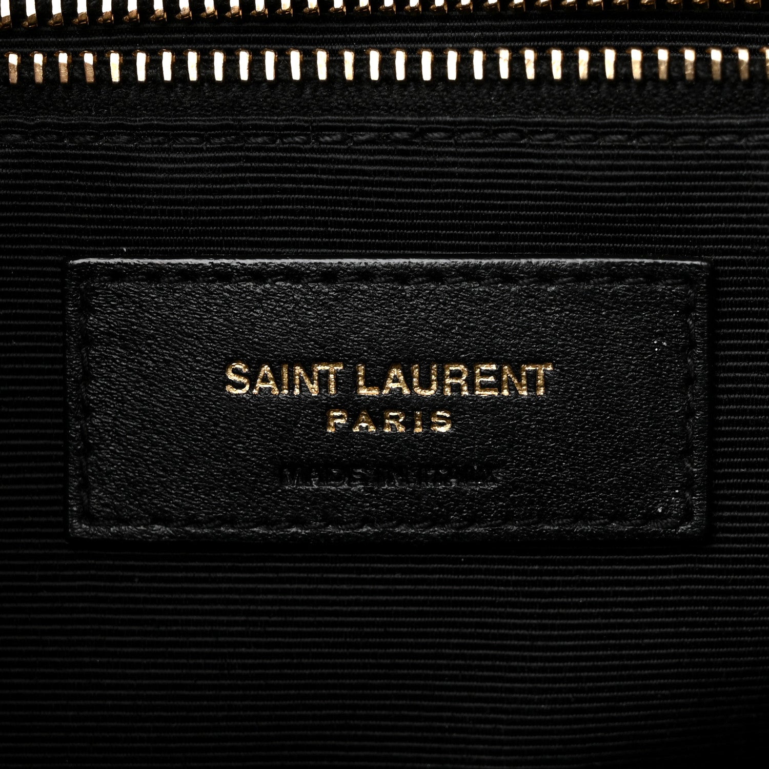 Saint Laurent Grain De Poudre Textured Mixed Matelasse Large Triquilt Monogram Satchel Black 6 of 11