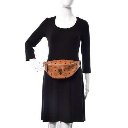 MCM Visetos Small Fusten Belt Bag Cognac 2 of 9