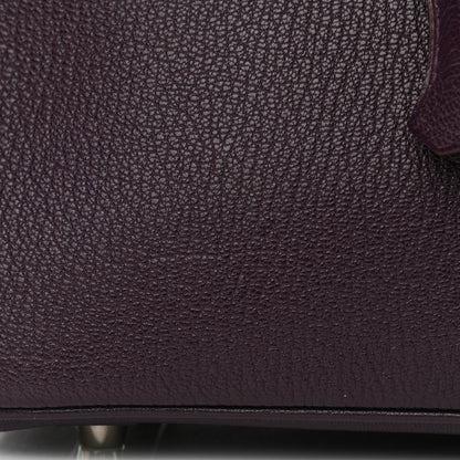 Hermes Chevre Mysore Birkin 30 Raisin 14 of 15