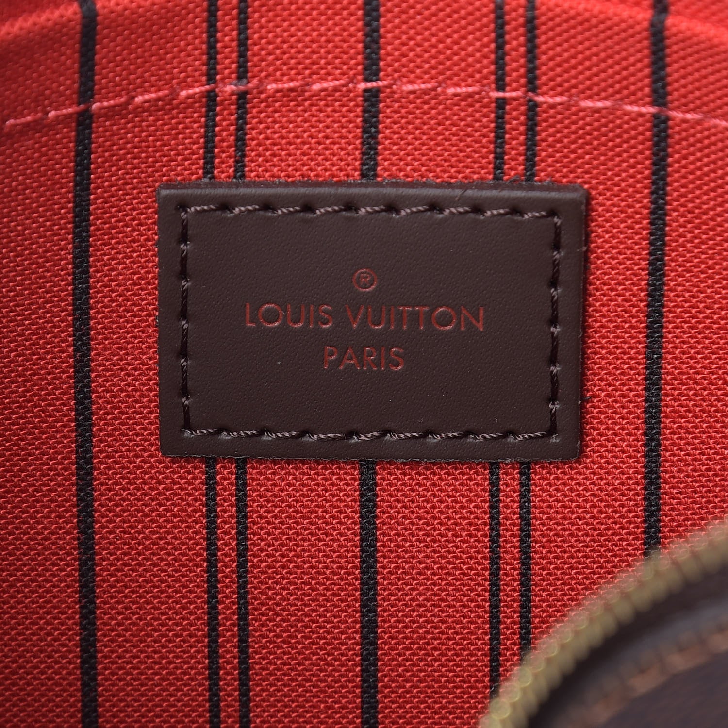 Louis Vuitton Damier Ebene Neverfull MM GM Pochette 6 of 7