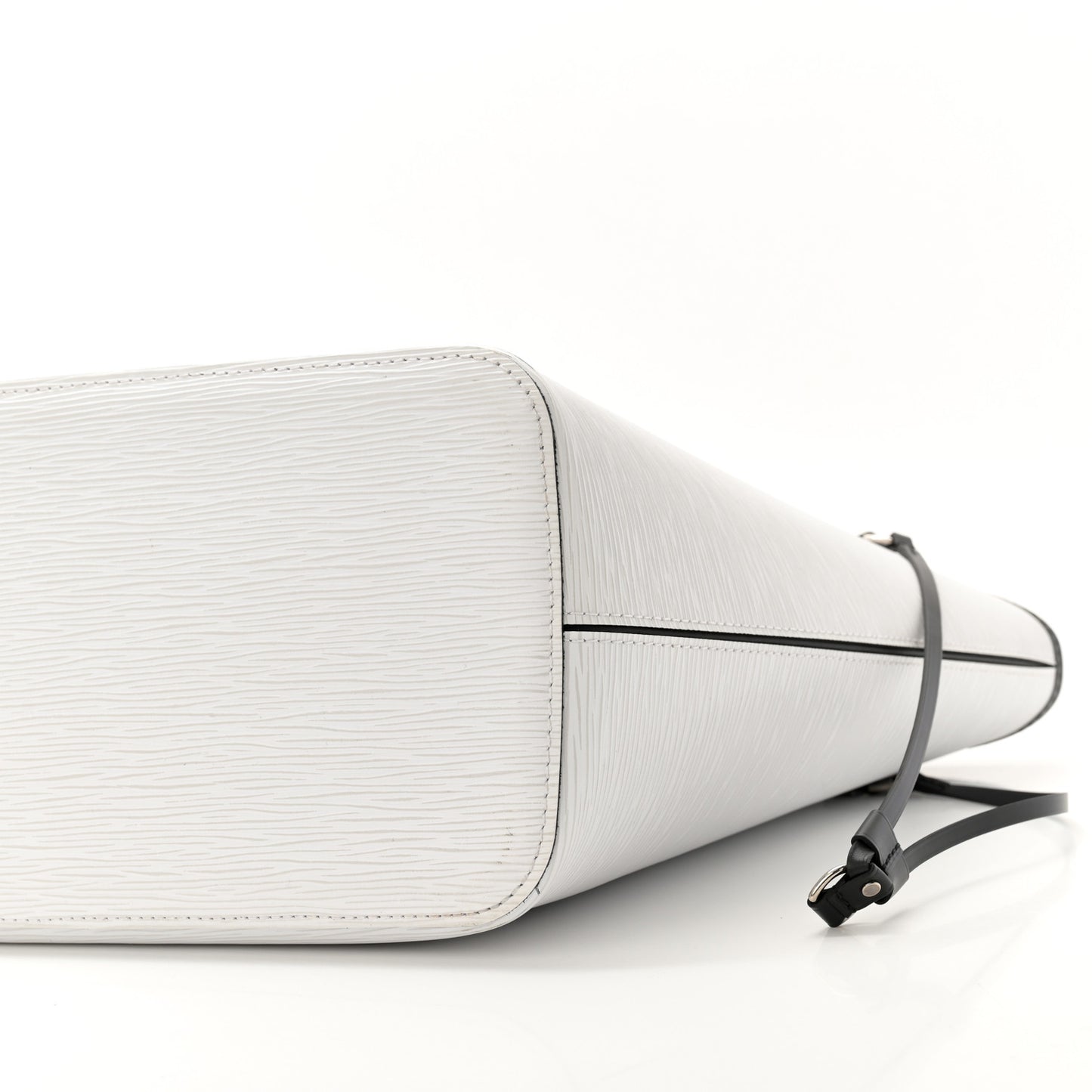 Epi Neverfull MM White Scarlet Black