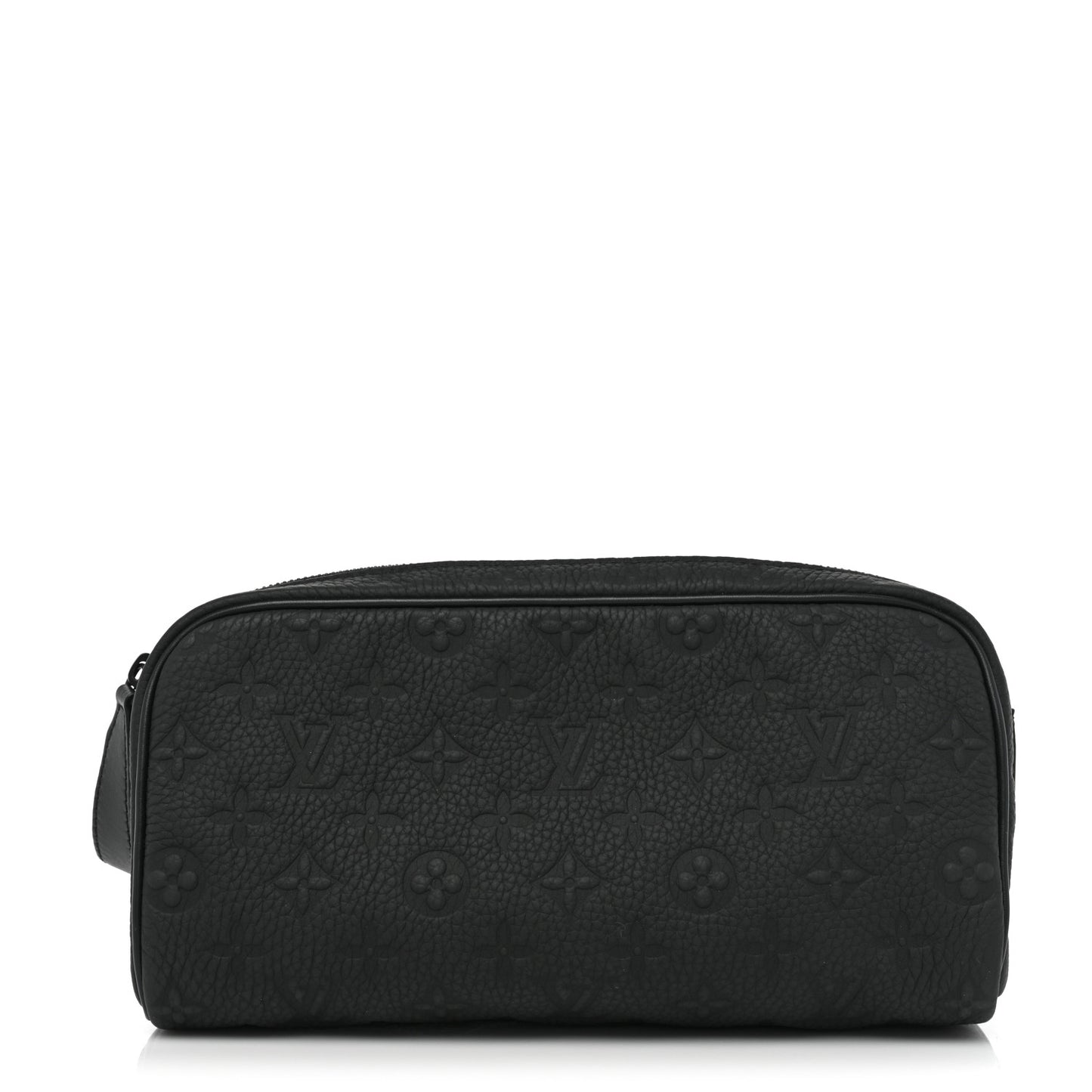 Taurillon Monogram Dopp Kit Toilet Pouch Black