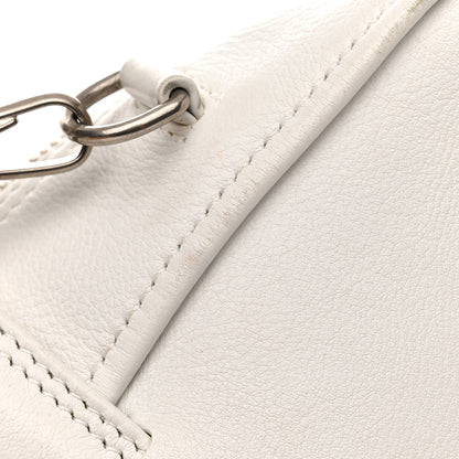 Balenciaga Calfskin S Triangle Duffle White 13 of 14