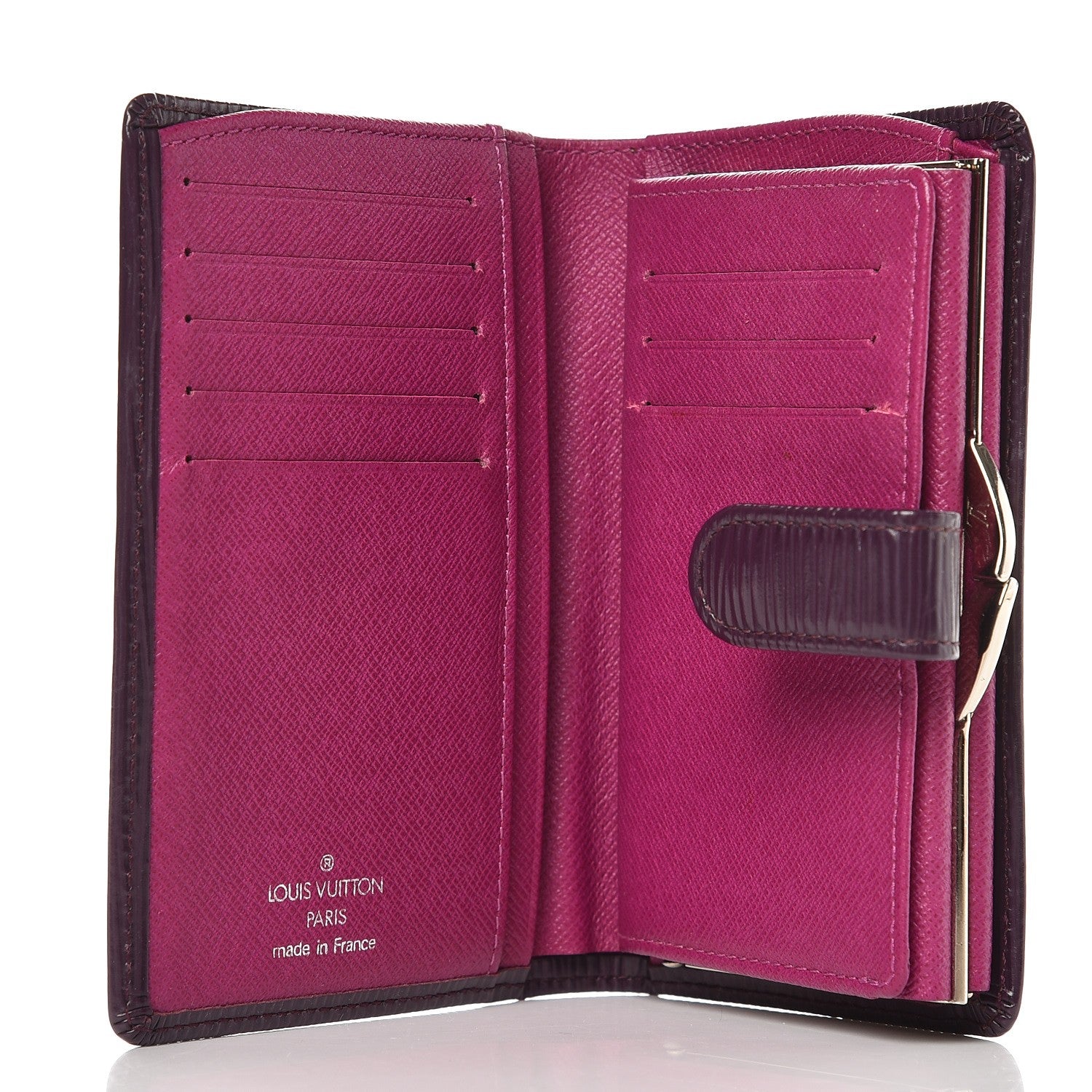 Louis Vuitton Epi French Purse Wallet Cassis 5 of 8