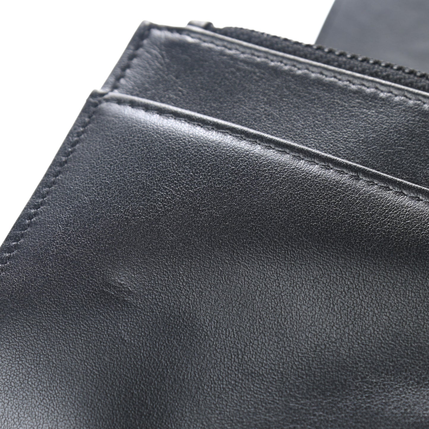Caviar Quilted Boy Wallet On Chain WOC Black