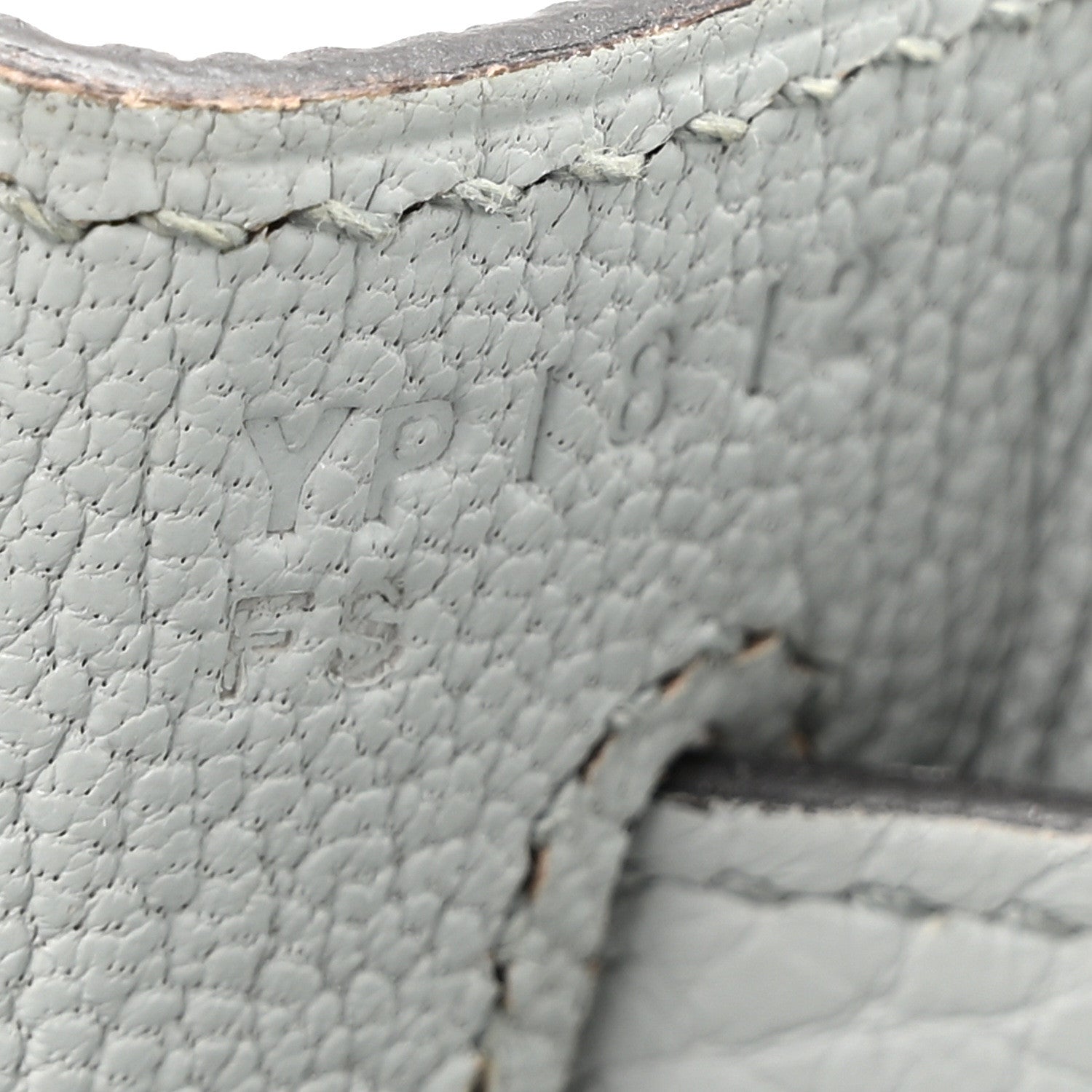 Hermes Taurillon Clemence Kelly Retourne 32 Bleu Pale 7 of 10