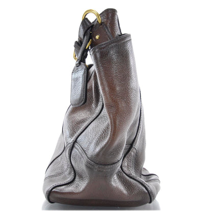 Prada Cervo Deerskin Large Shoulder Bag 4 of 13