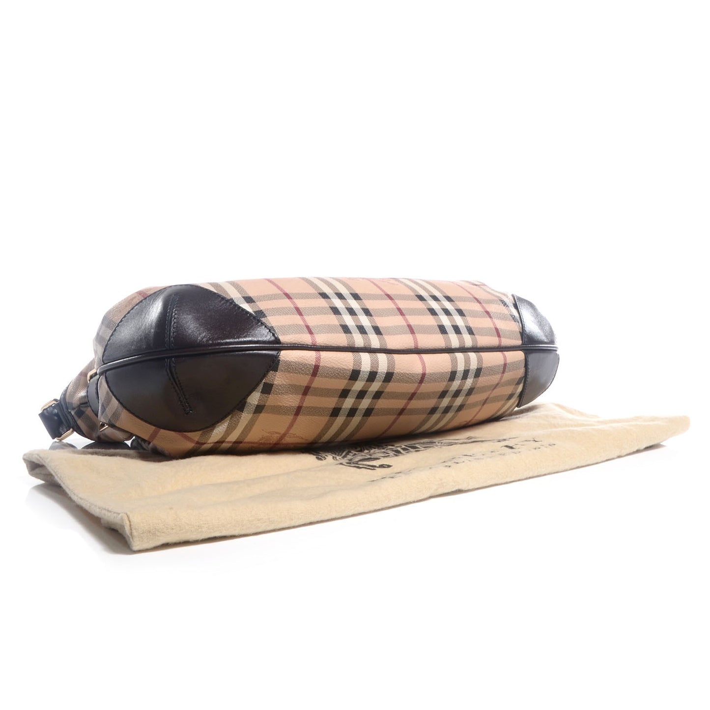 Haymarket Check Willenmore Medium Hobo Chocolate
