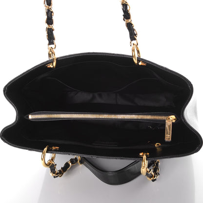 Chanel Caviar Quilted Grand Shopping Tote GST Black 6 of 7
