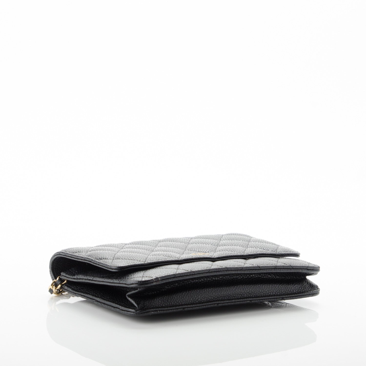 Chanel Caviar Quilted Wallet On Chain WOC Black 4 of 8