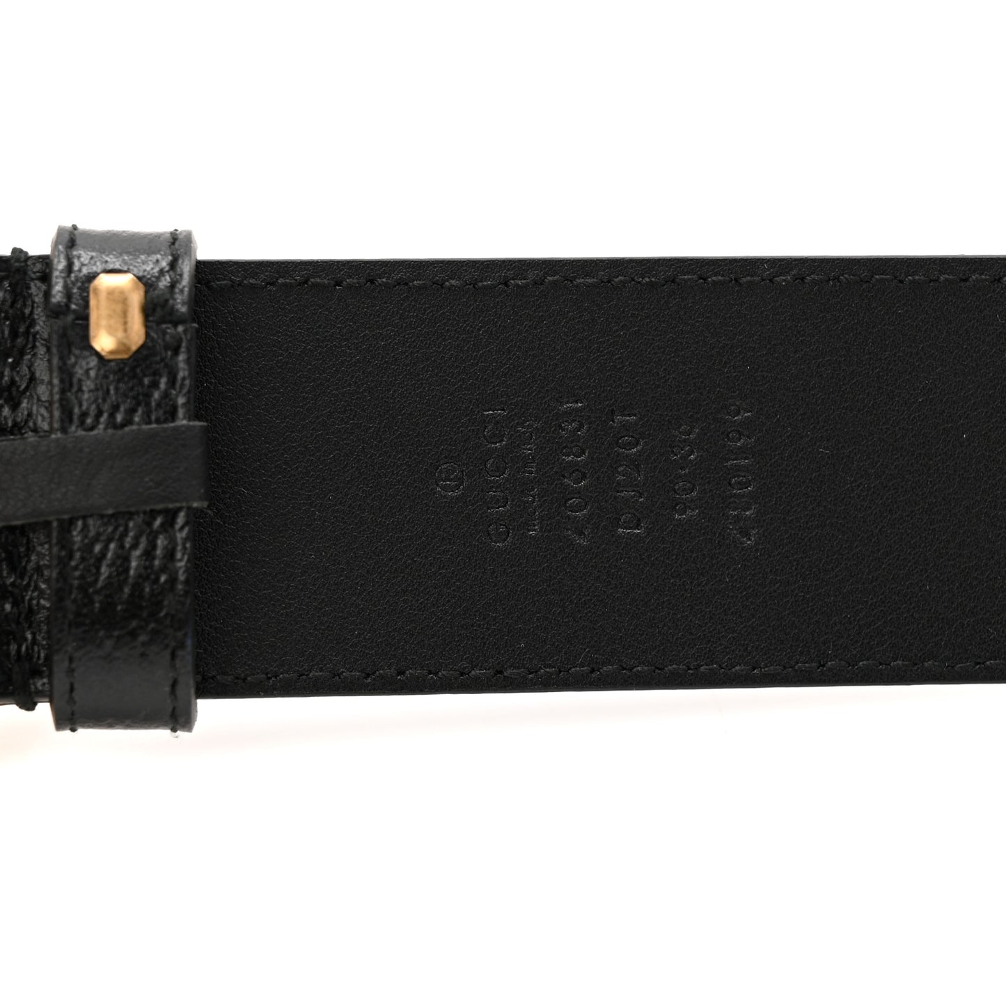 Textured Dollar Calfskin Double G 40mm Belt 90 36 Black