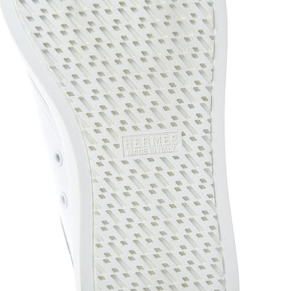 Hermes Calfskin One Sneakers 37 White 6 of 8