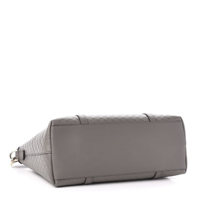 Gucci Soft Microguccissima Small Zippered Satchel Loess 4 of 11