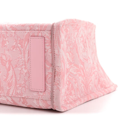 Versace Jacquard Barocco Print Medium Athena Tote Pink 10 of 10