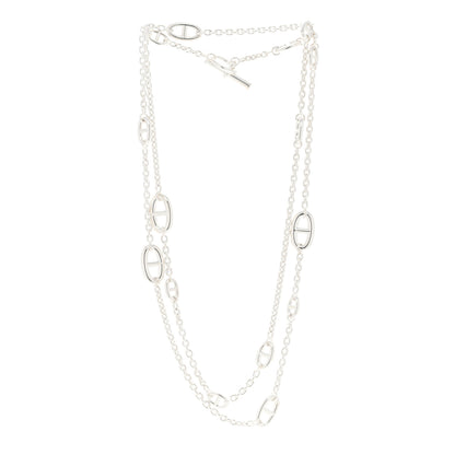 Hermes Sterling Silver Farandole Necklace 160 4 of 6