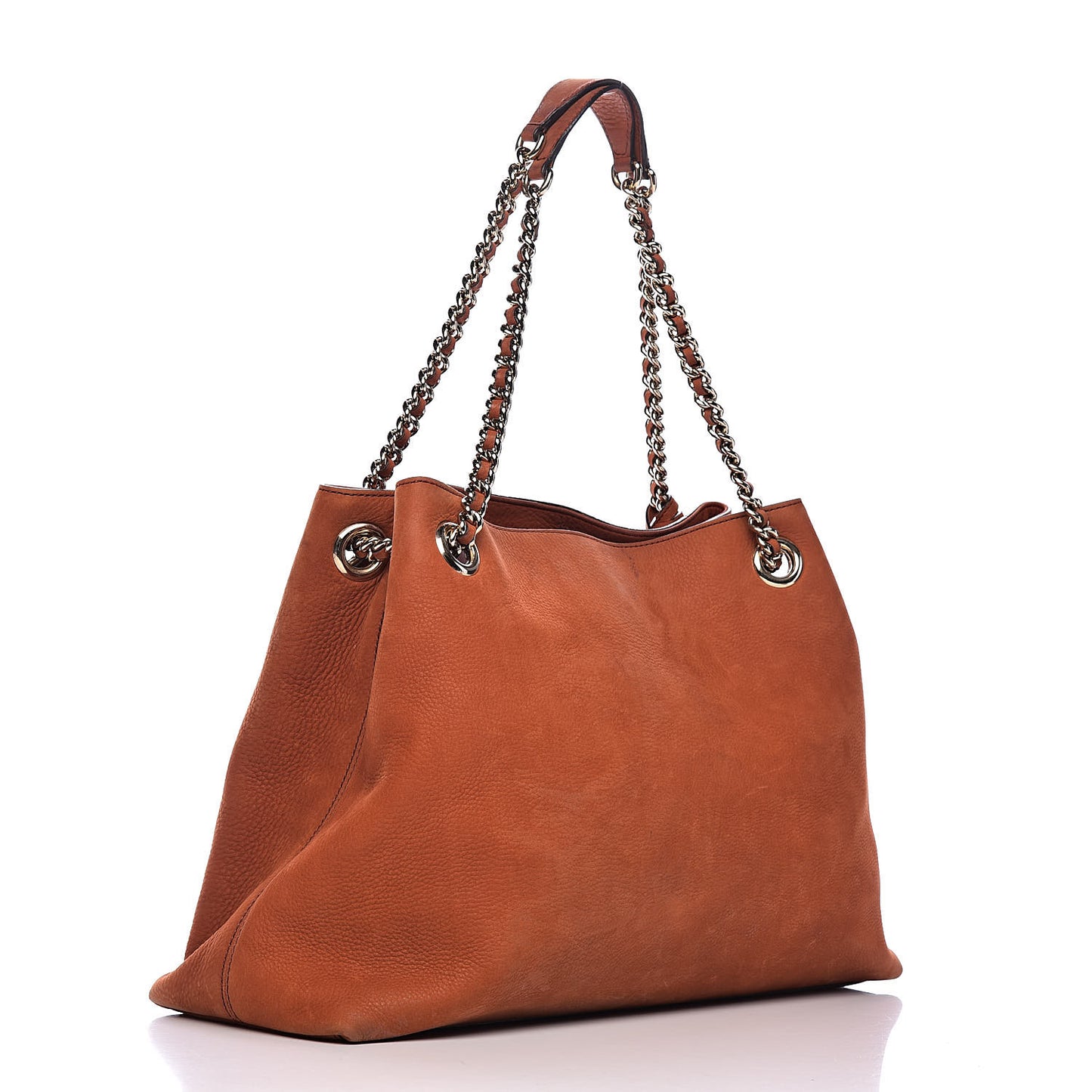 Vitello Range Medium Soho Chain Shoulder Bag Old Whisky
