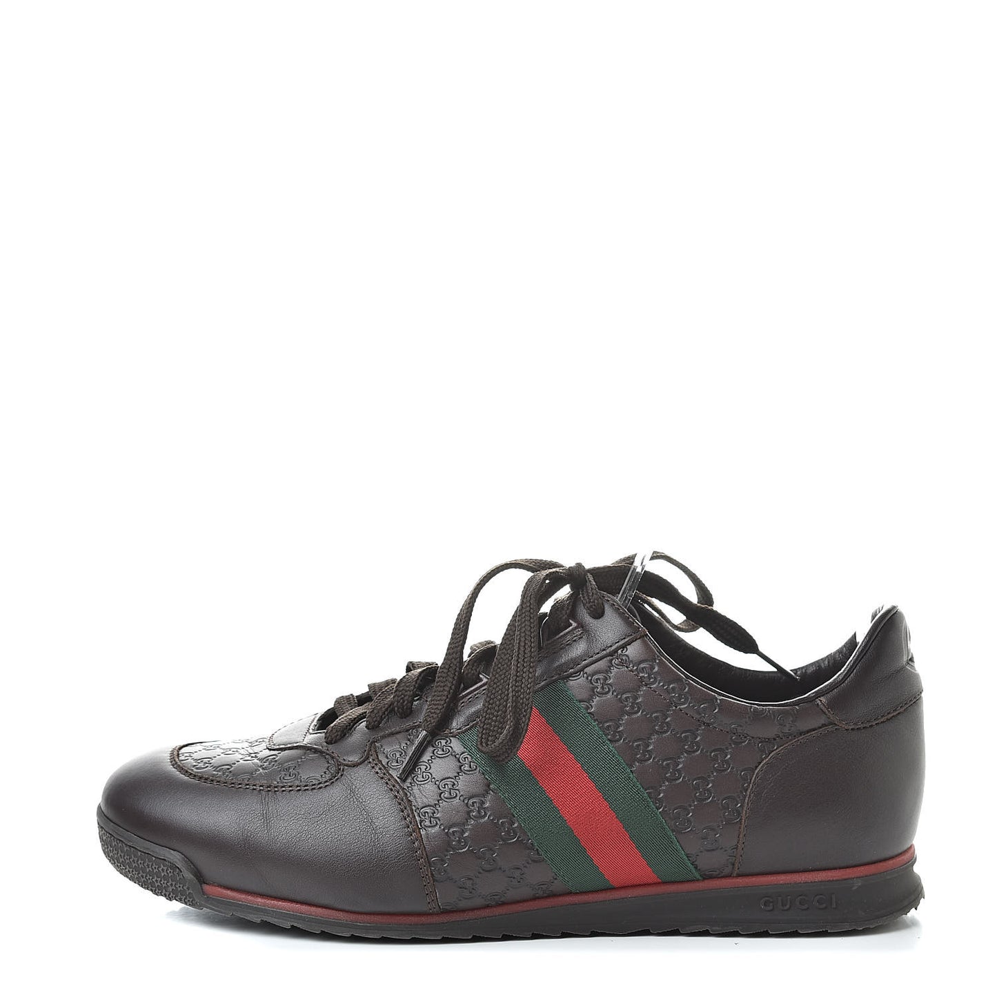 Guccissima Web Mens Sneakers 8.5 Brown