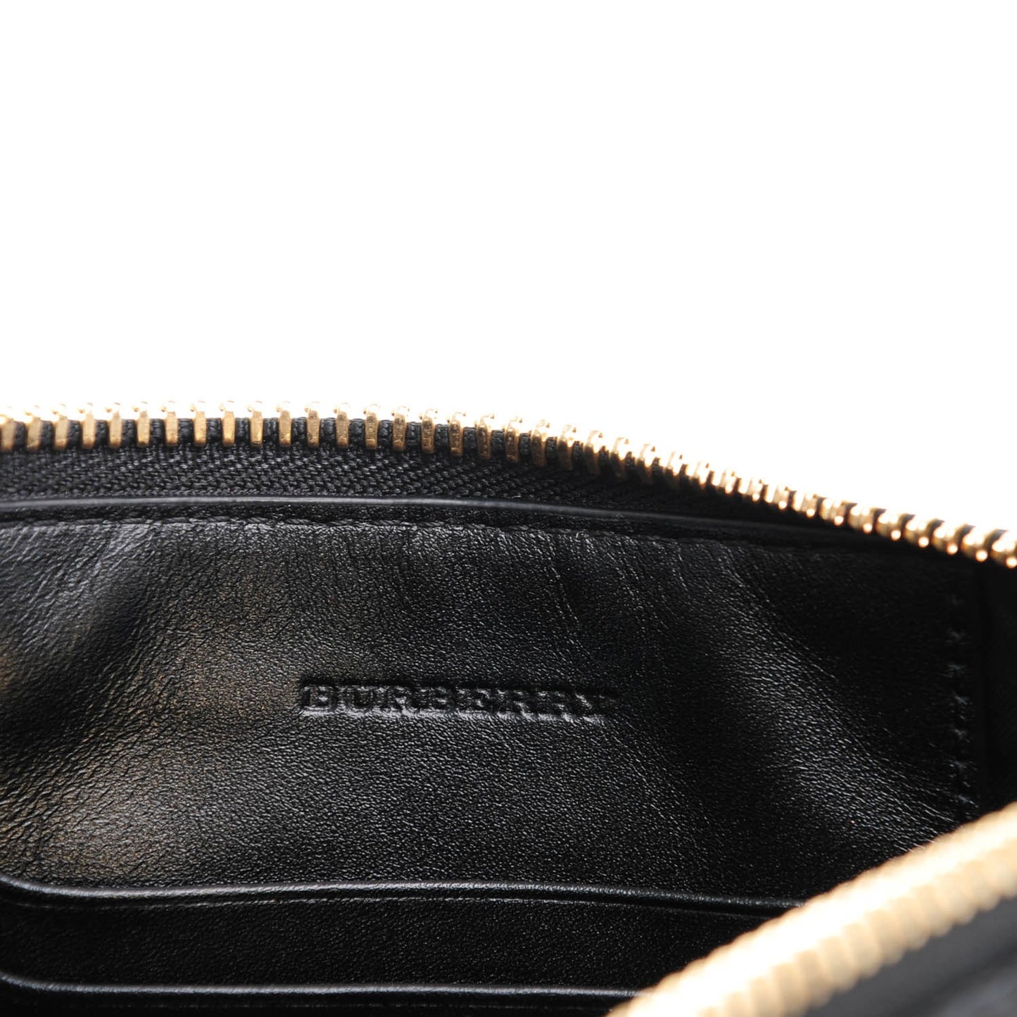 Signature Grain Calfskin Check Embossed Peyton Crossbody Clutch Bag Black